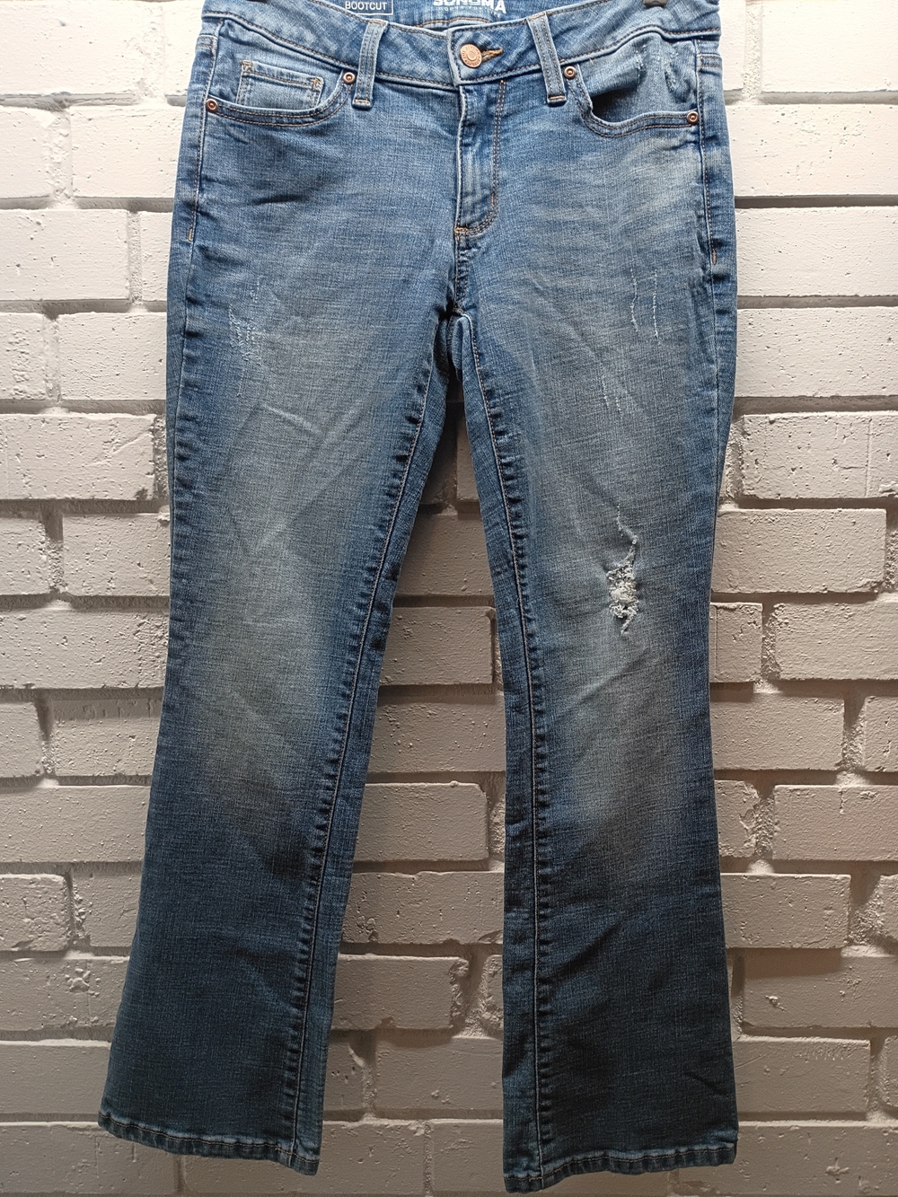 Sonoma Women's Faded Light Blue Bootcut Jeans